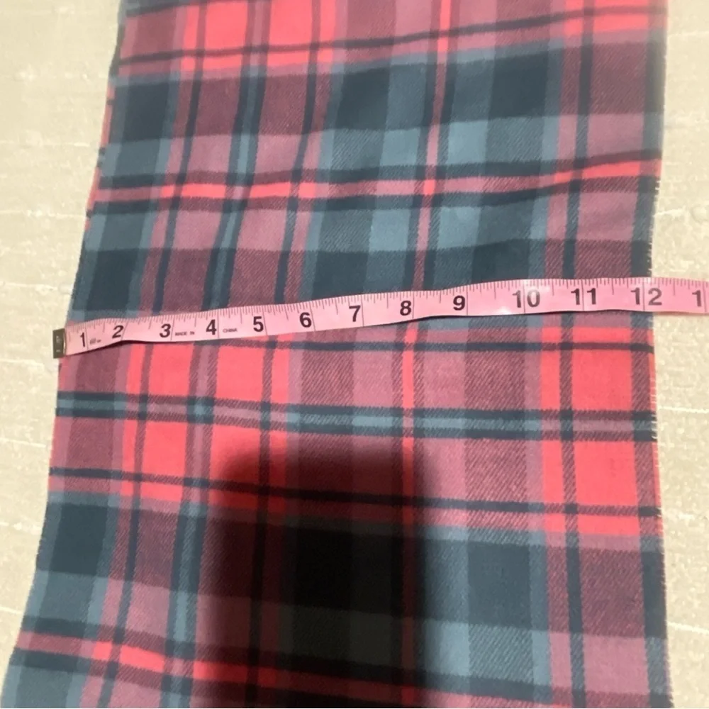 Cashmere Feel Scarf Multicolor Pink & Gray